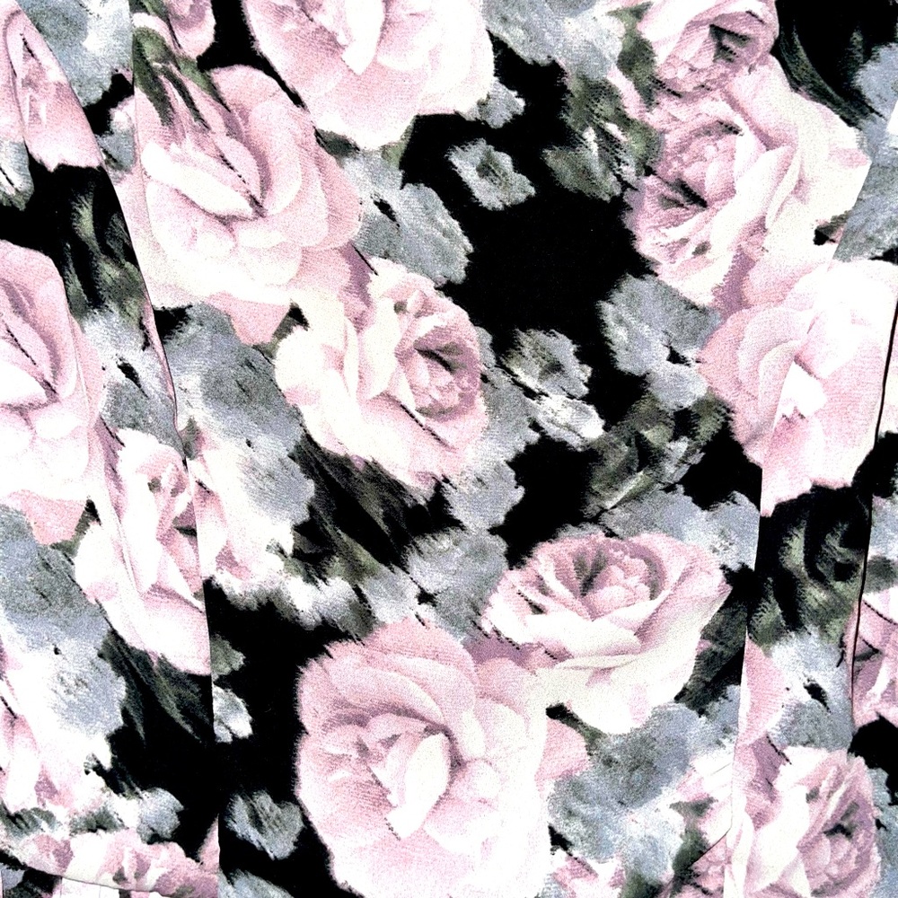 ✨HP✨ BEAUTIFUL FLORAL ZIP-UP FLOWY DRESS BY TRIXXI…JUNIORS SIZE 11 - Picture 3 of 7